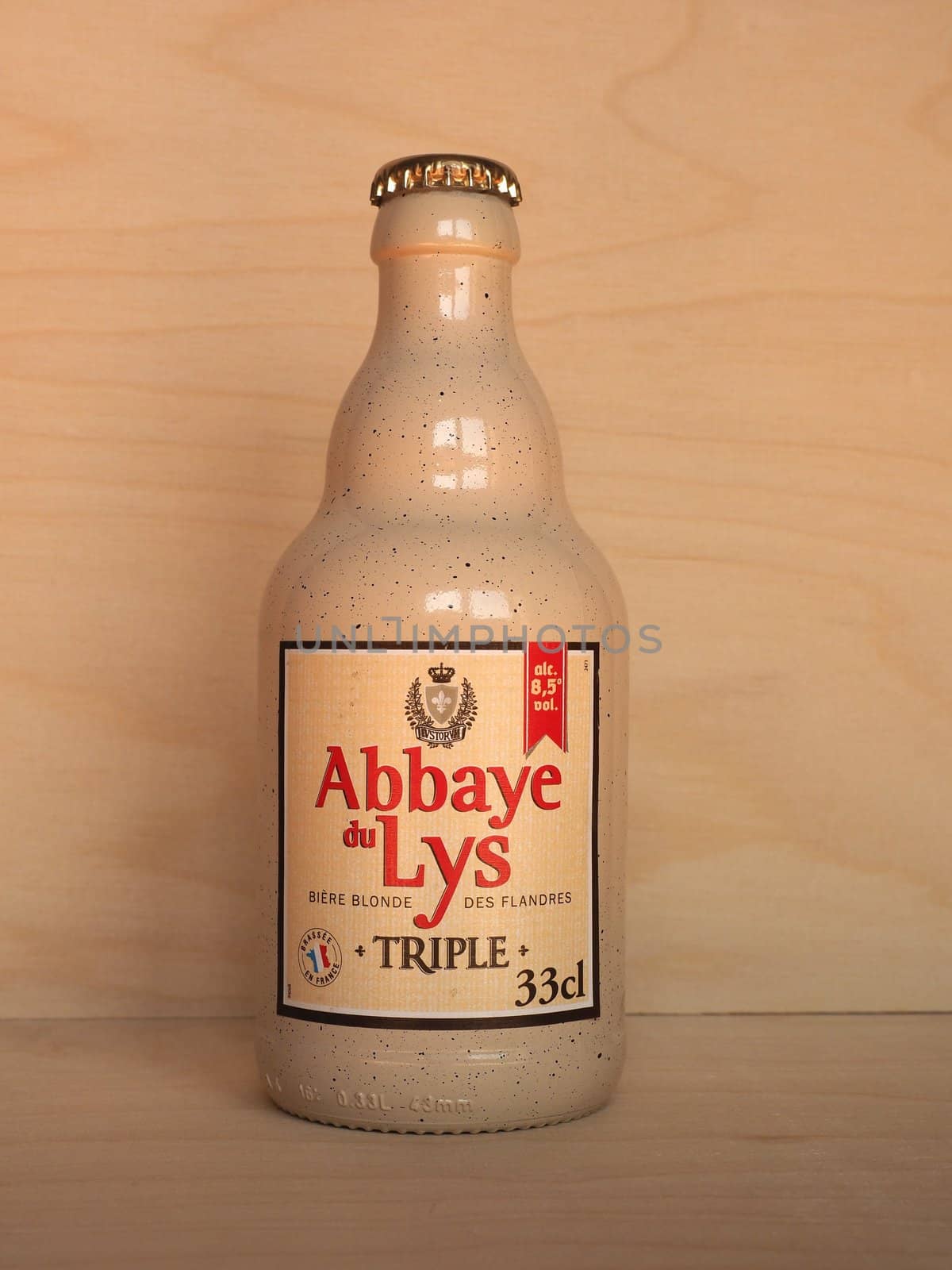 Abbaye du Lys triple beer bottle by claudiodivizia