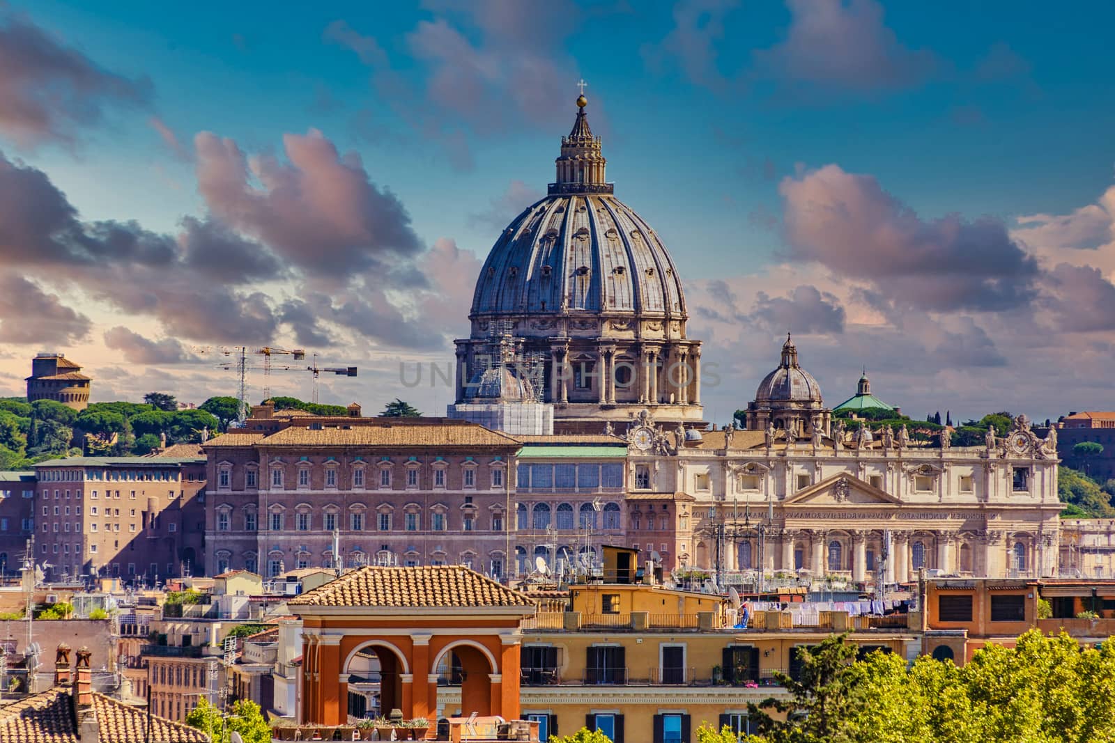 Saint Peters Basilica Over Roman Apartments by dbvirago