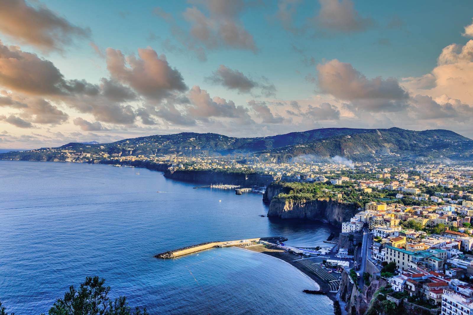 Towns and Harbors on the Amalfi Coast by dbvirago