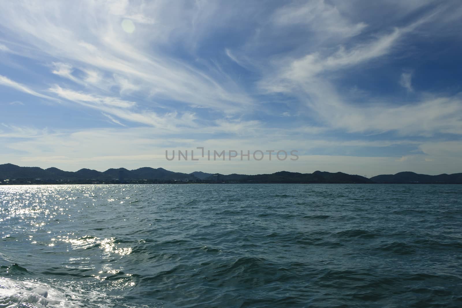 Sea landscape at Thailand, Siam bay