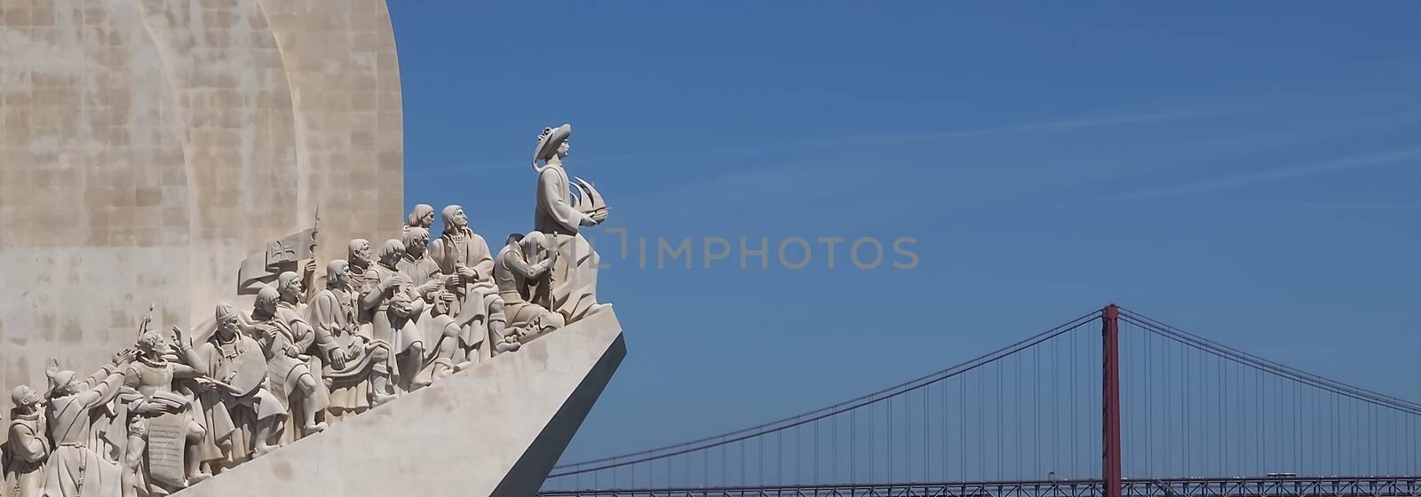 Monument to the discoveries in Lisbon in Portugal by Stimmungsbilder