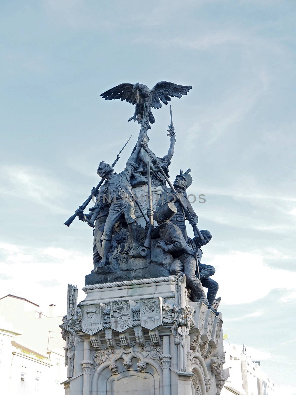 Impressive sculpture in Lisbon in Portugal by Stimmungsbilder