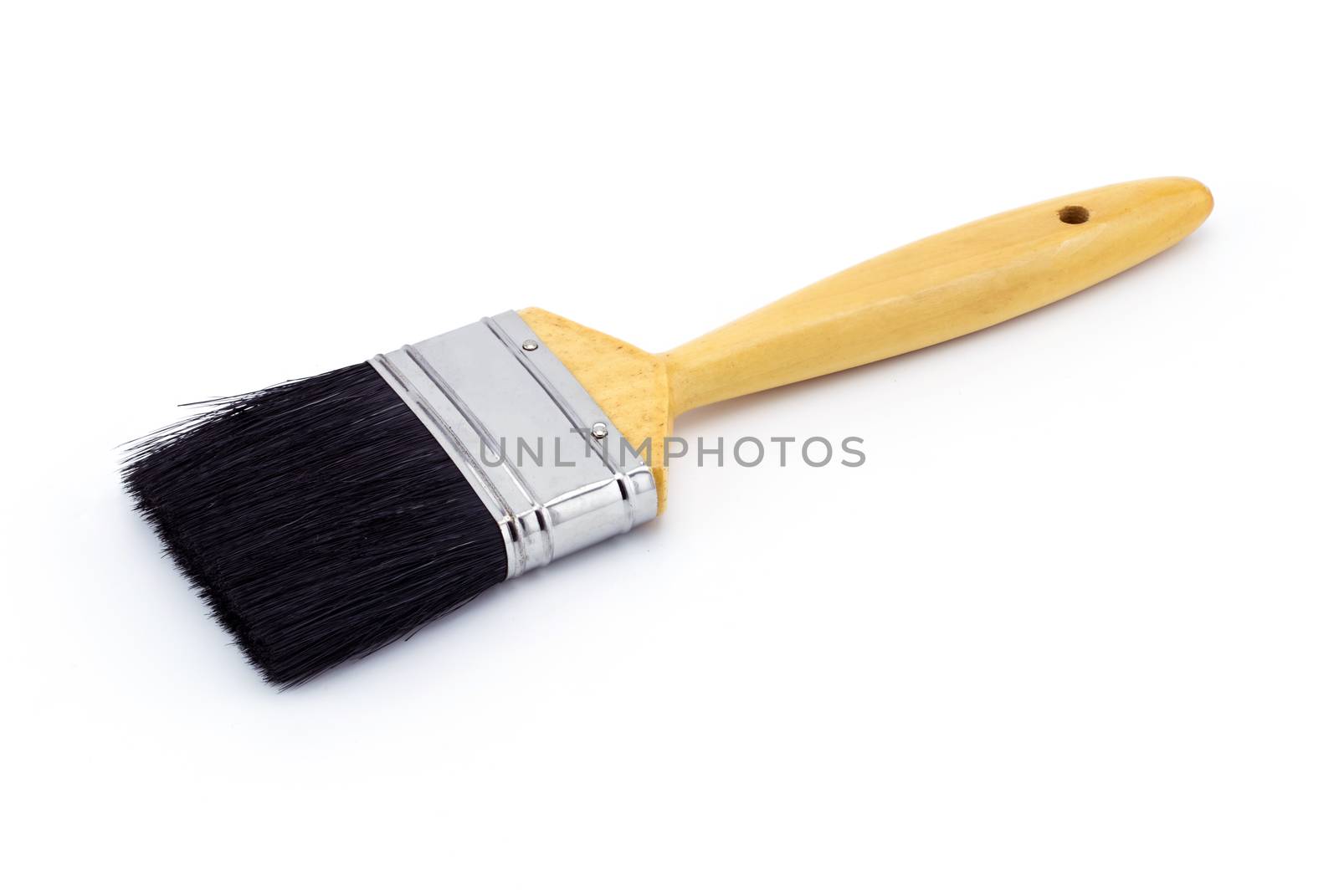 Paint brush isolated on a white background.