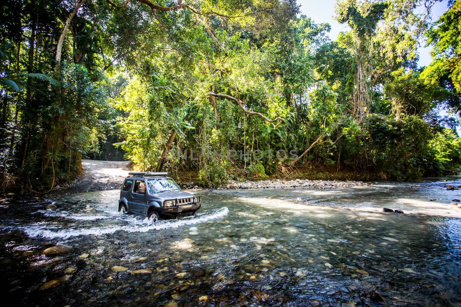 Daintree River Crossing Queensland Australia by FiledIMAGE