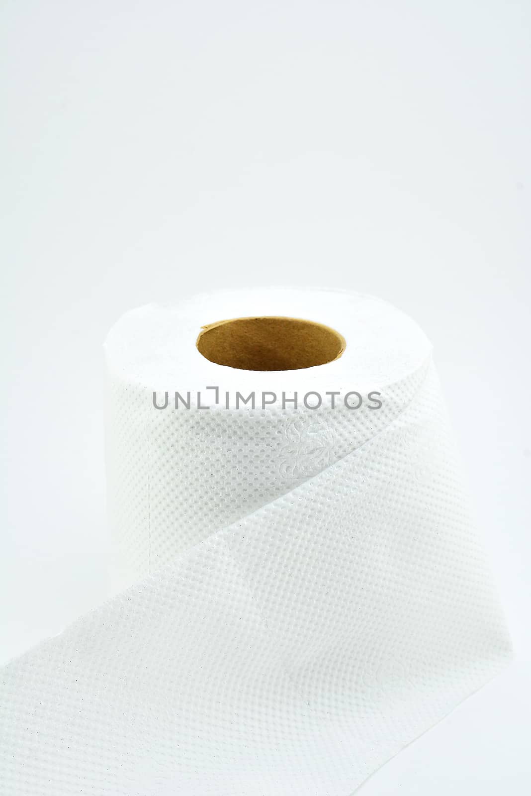 White tissue paper roll use to clean anything