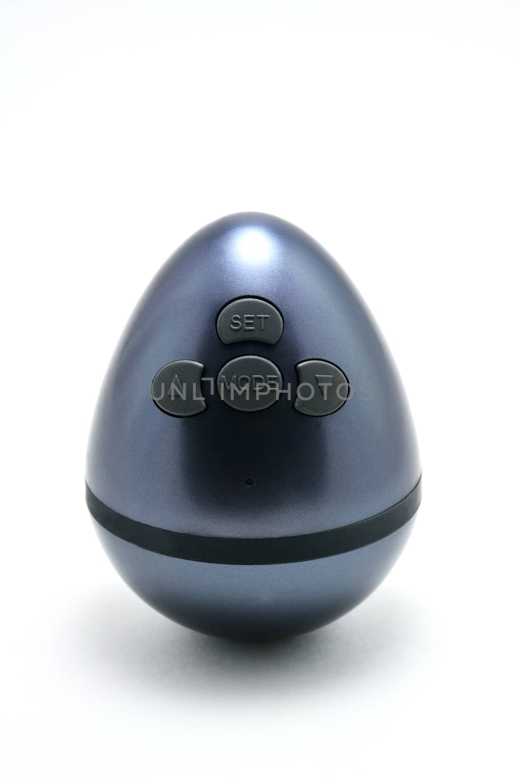 Black egg shape design with digital timer by imwaltersy