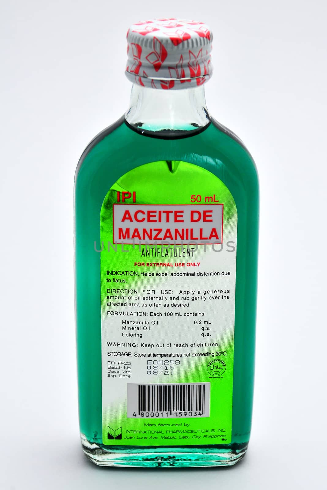 Aceite de manzanilla antiflautulent bottle in Philippines by imwaltersy