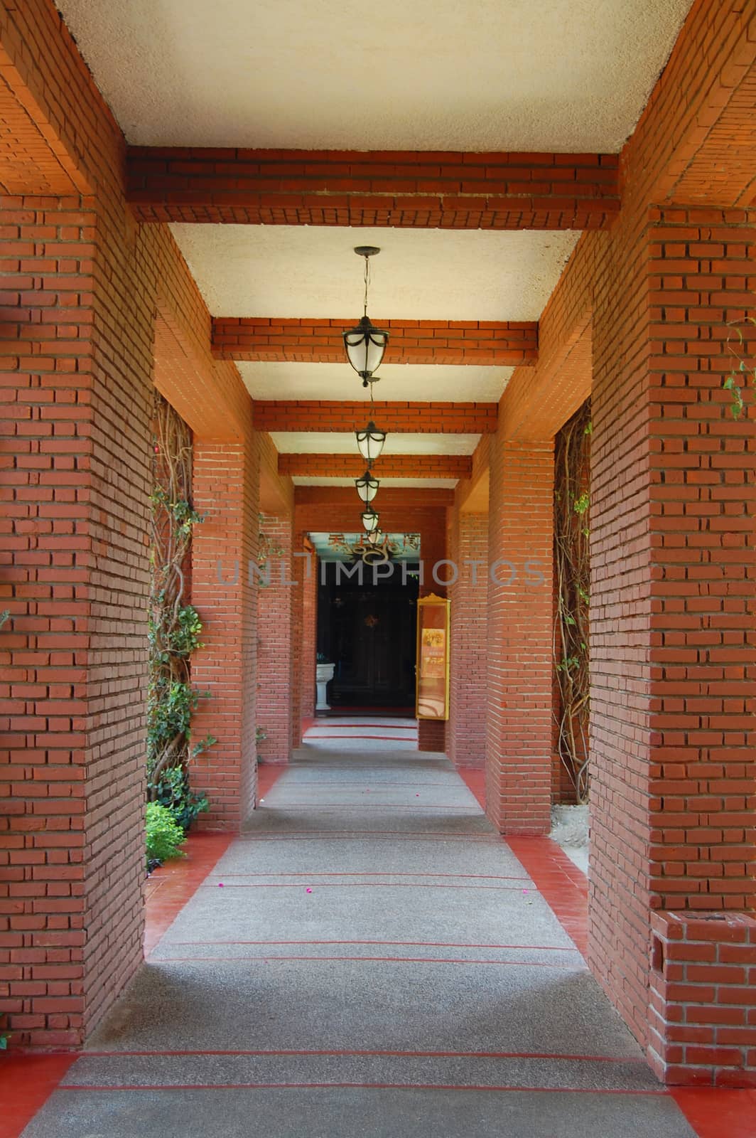 ILOCOS NORTE, PH - APR. 8: Corridor at Fort Ilocandia Resort on April 8, 2009 in Ilocos Norte, Philippines.