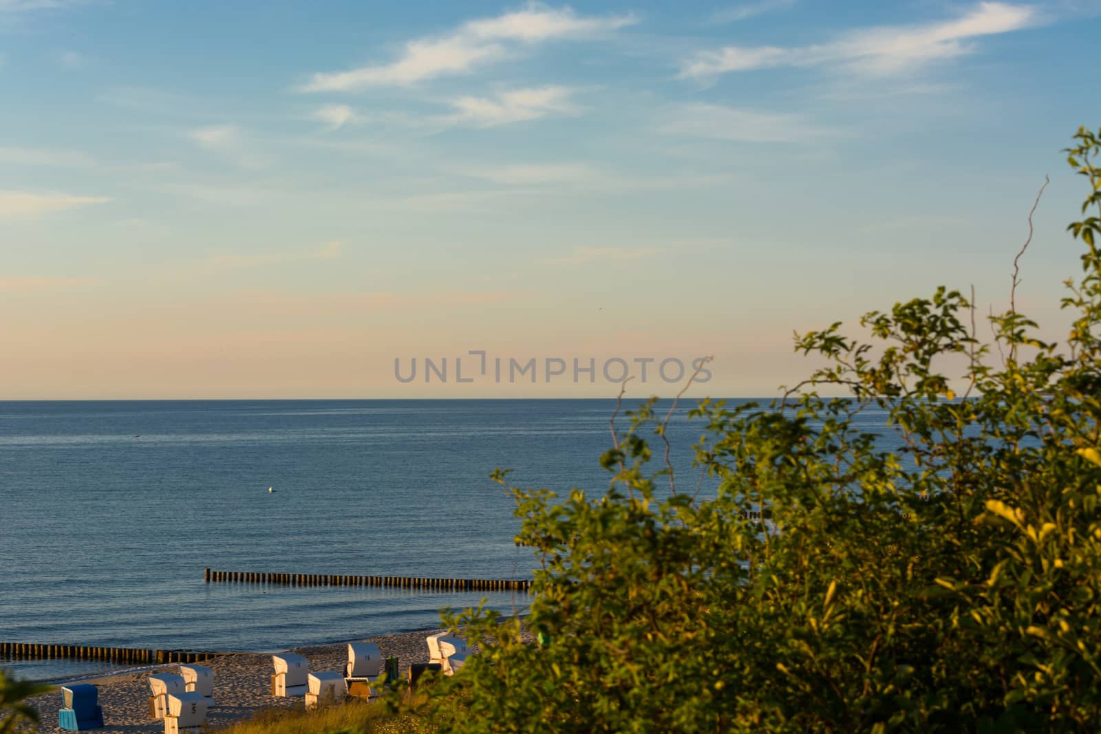 Sunset on the beach at the Baltic Sea
Motion blur intentional