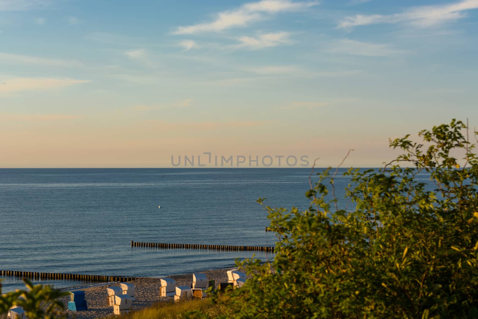 Sunset on the beach at the Baltic Sea
Motion blur intentional