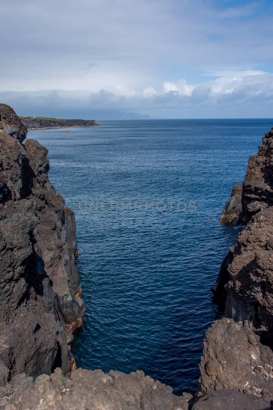 Walk on the Azores archipelago. Discovery of the island of Pico, Azores. Portugal. Madalena