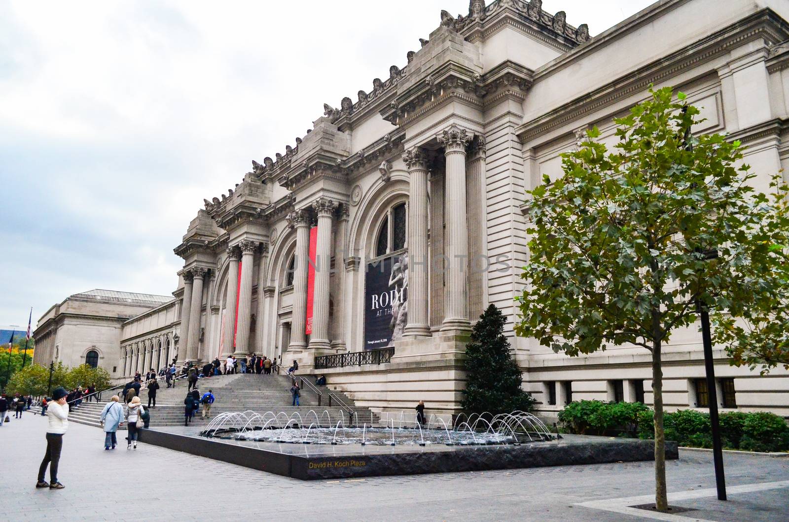 Editorial: New York City, New York / USA, 8th November 2017. The Metropolitan Museum of Art in New York.