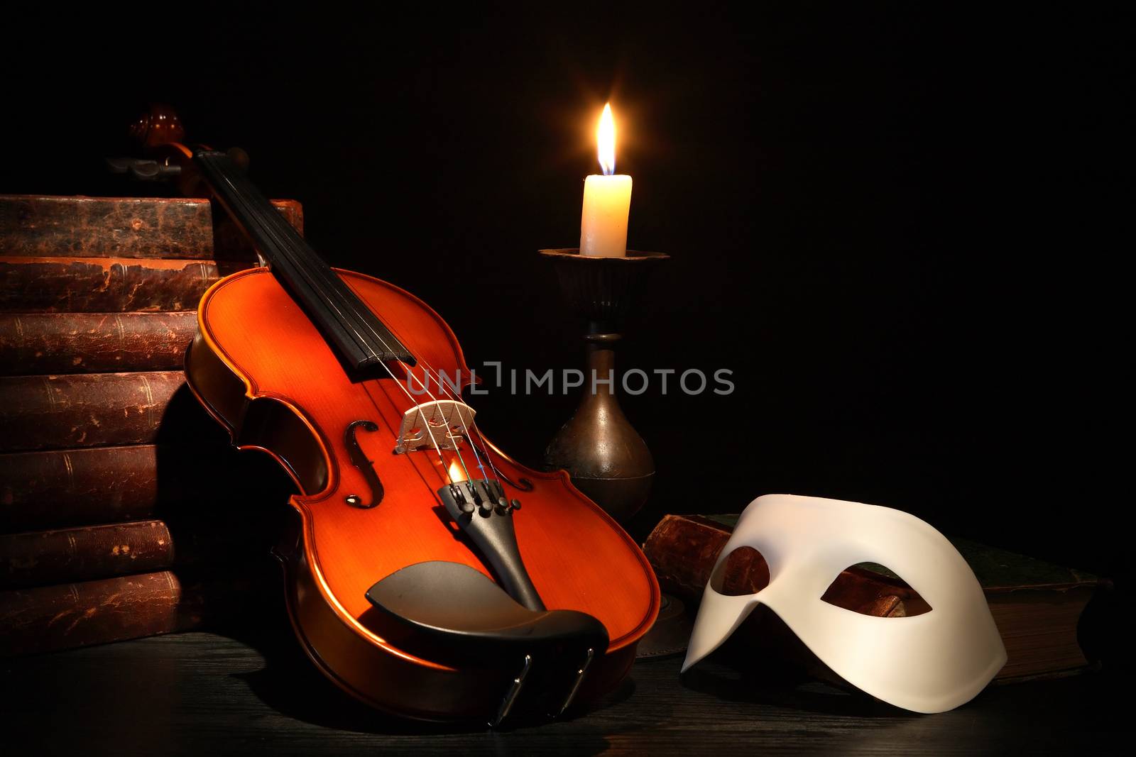 Violin And Mask by kvkirillov
