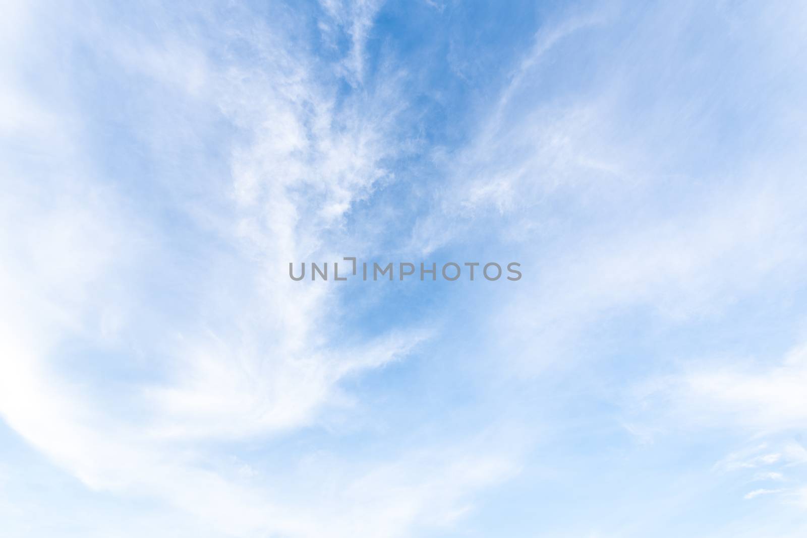 The nature of blue sky with cloud in the morning. by animagesdesign