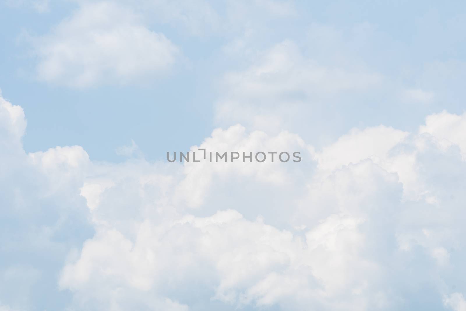 The nature of blue sky with cloud in the morning. by animagesdesign