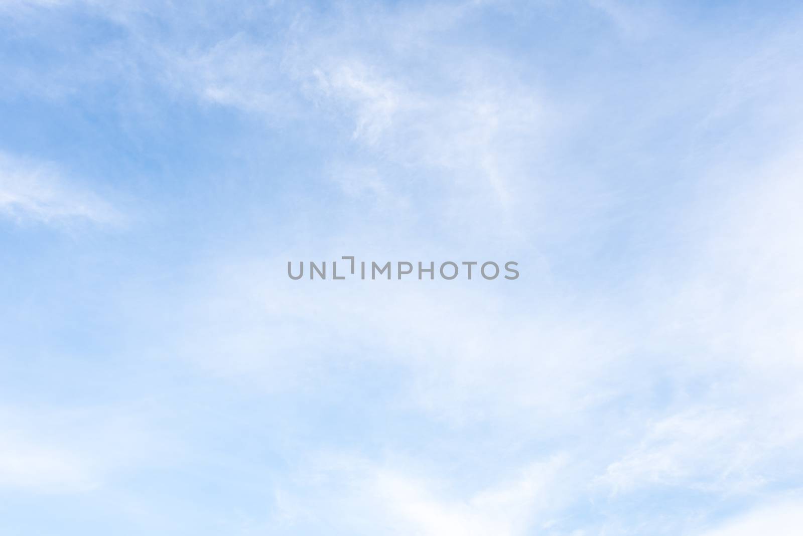 The nature of blue sky with cloud in the morning. by animagesdesign