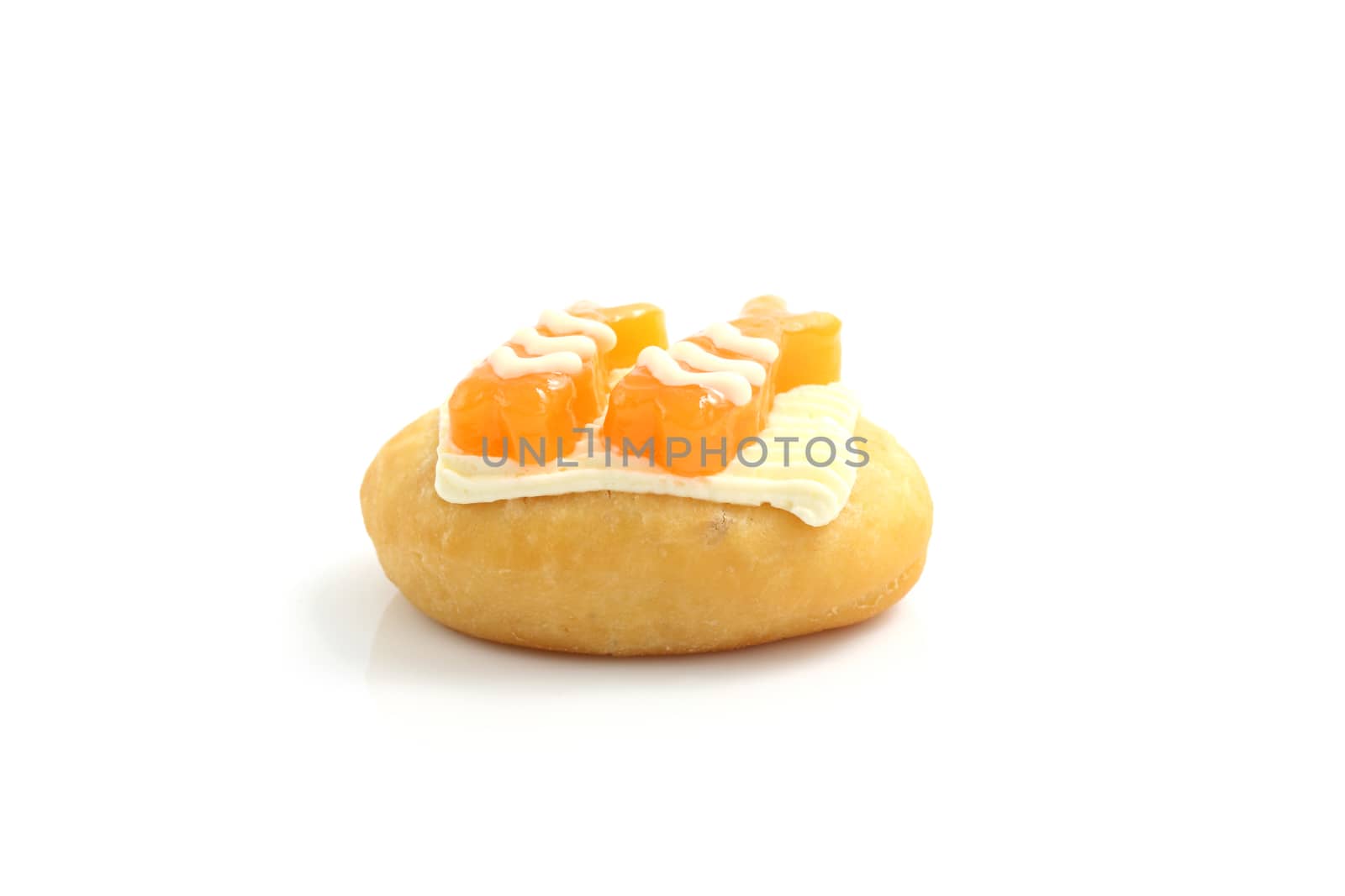 Donut isolated in white background by piyato