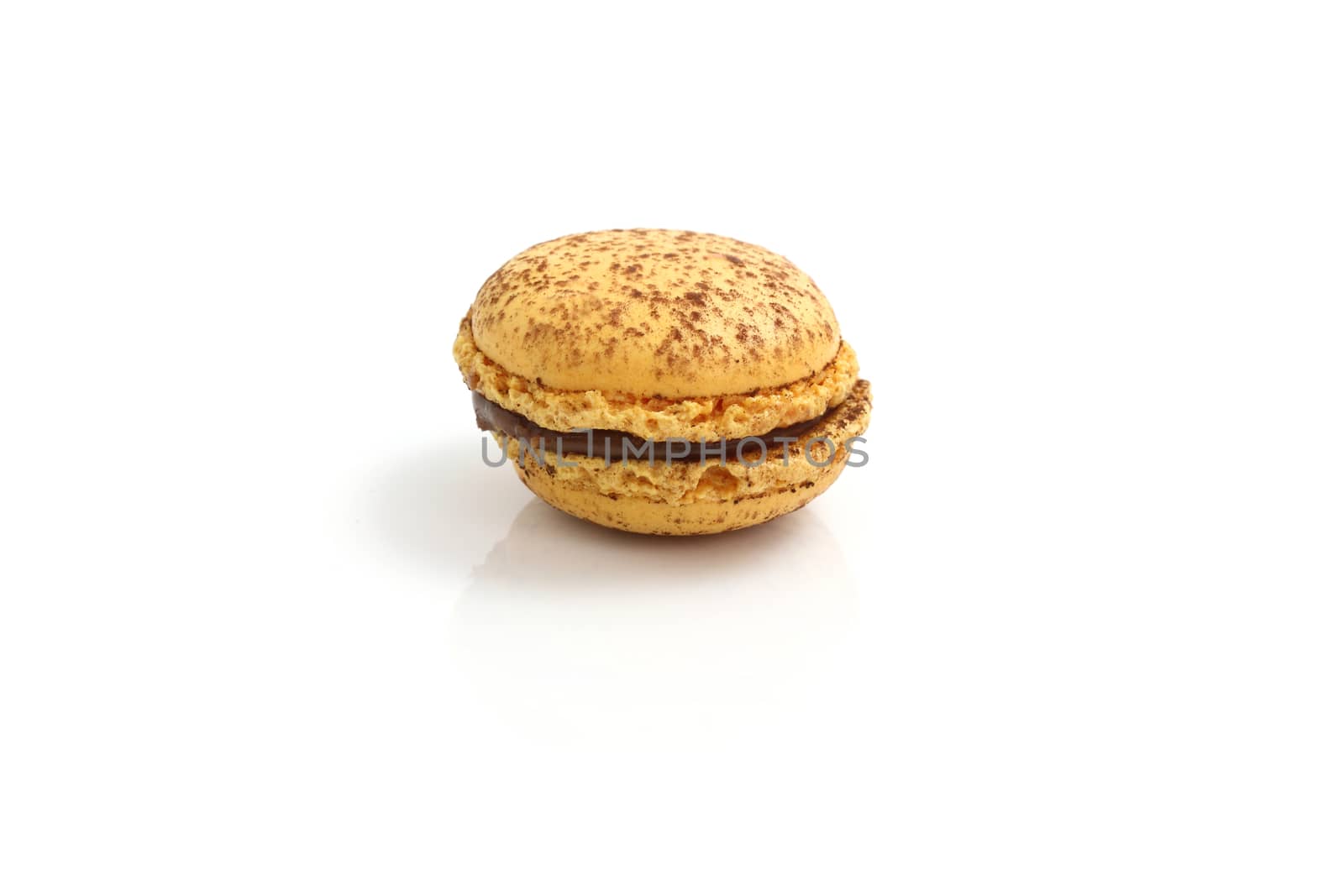 Macaron isolated in white background by piyato