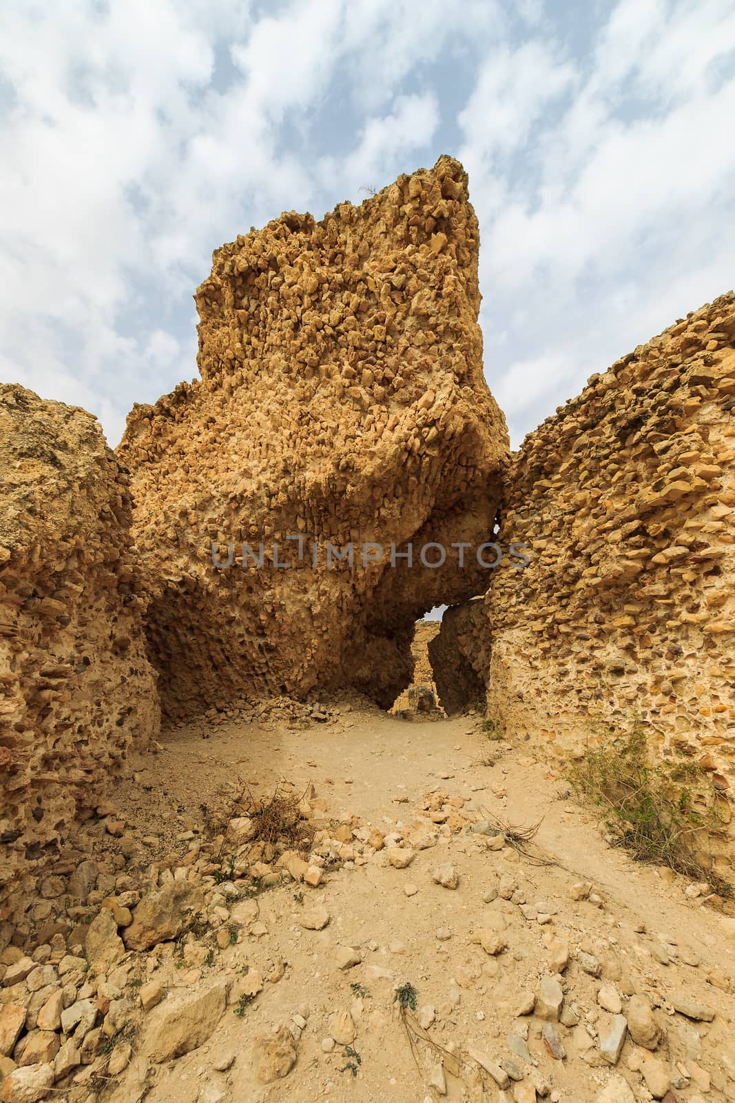 Ancient ruins of baths at tunisia, Carthage. Anthony terms.