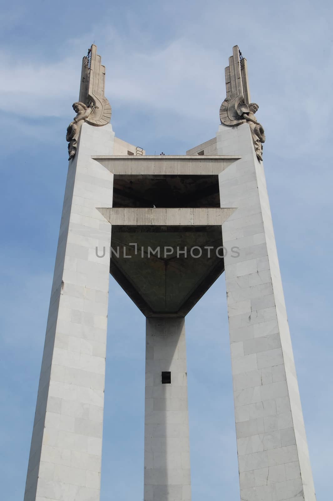 QUEZON CITY, PH-OCT 4: Quezon Memorial Circle Shrine on October 4, 2015 in Quezon City, Philippines. The Quezon Memorial Circle is a national park and shrine located in Philippines.