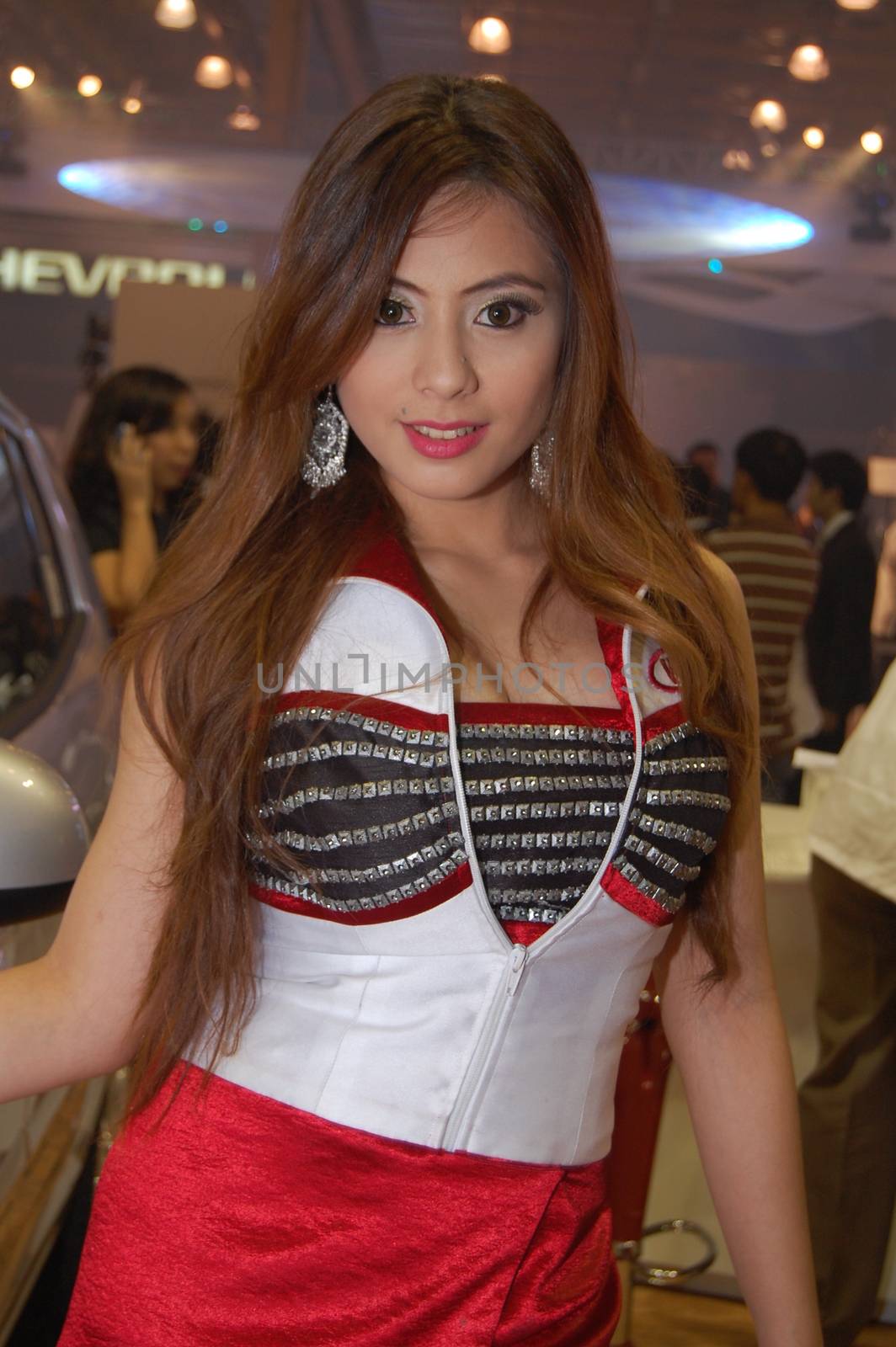 Kai female model at 3rd Philippine International Motor Show in P by imwaltersy