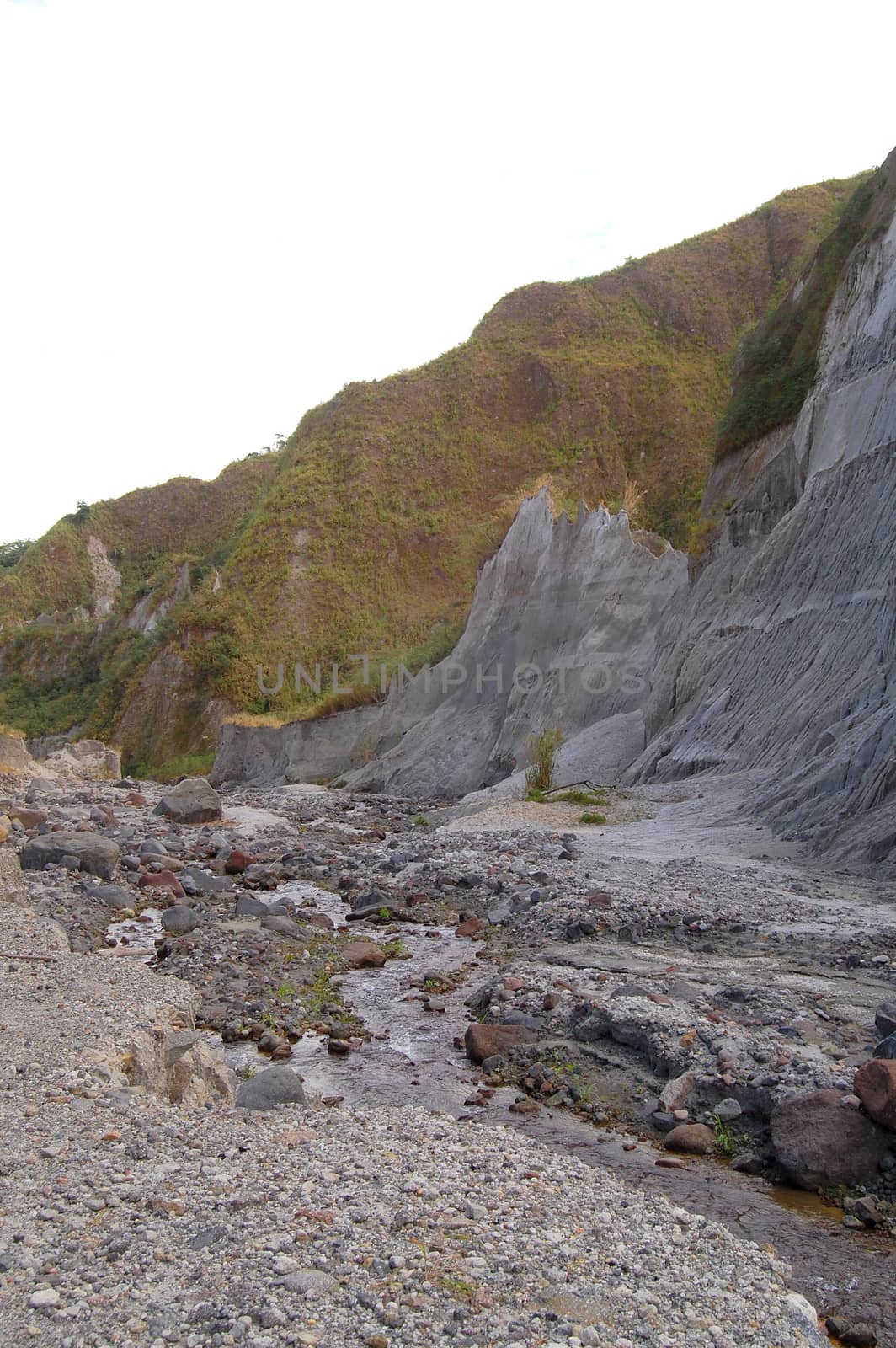 Mountains leading to Lake Pinatubo in Zambales, Philippines