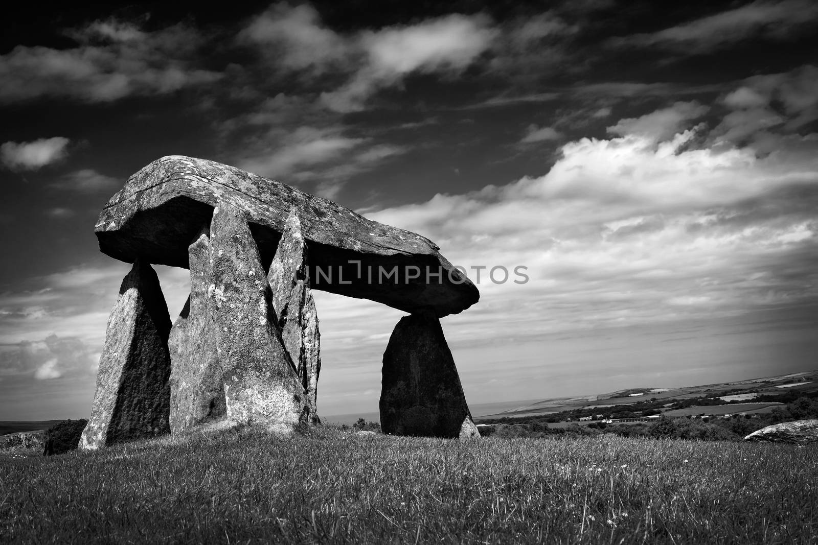 Pentre Ifan prehistoric megalithic burial chamber which dates fr by ant