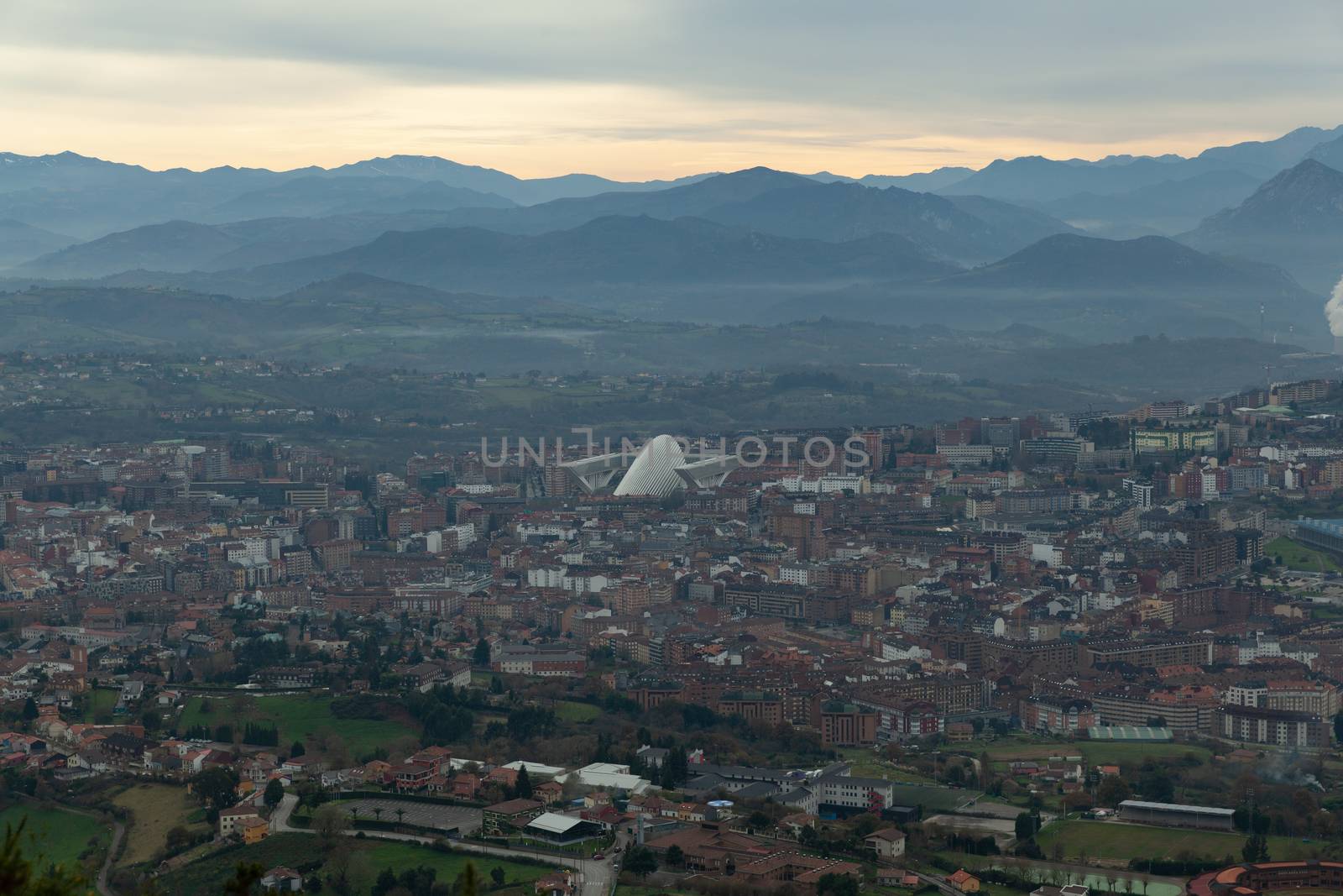 Panoramic view of Oviedo, Spain by vlad-m