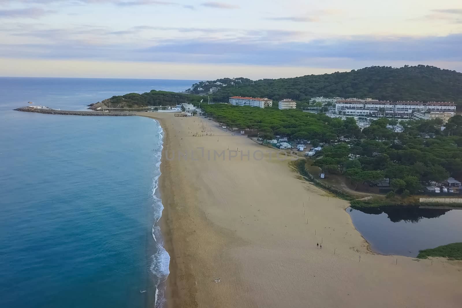 Mediterranean coast in Spain. Spain's courts by the sea. by DePo