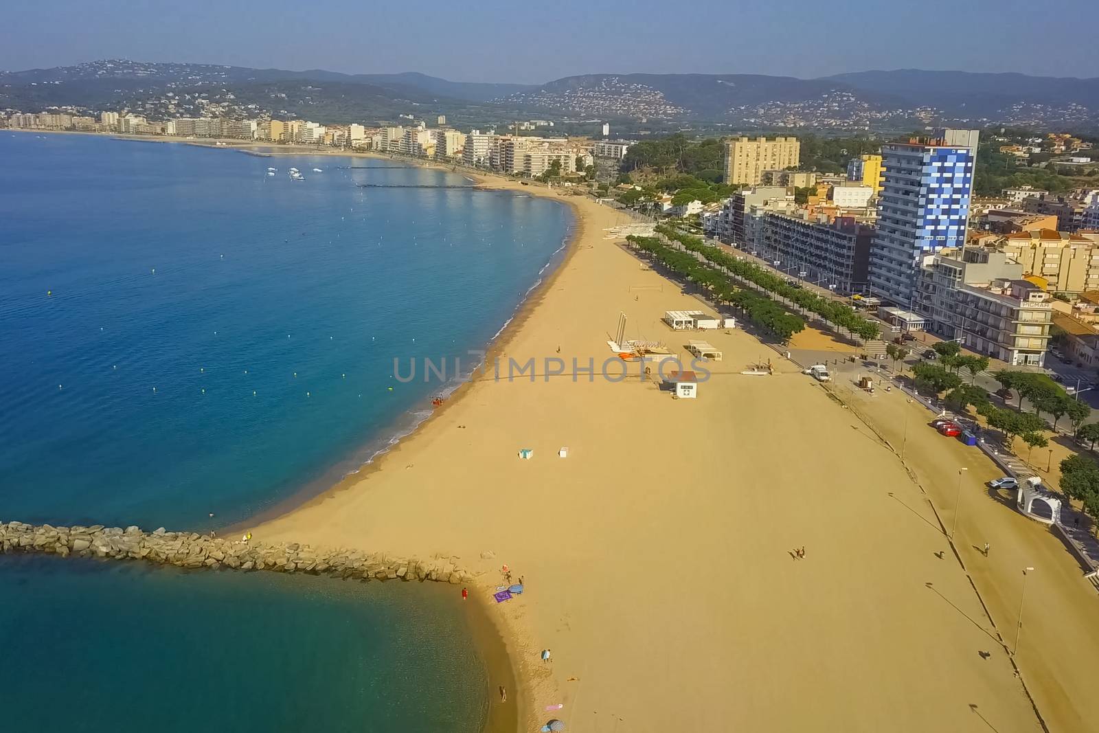 Mediterranean coast in Spain. Spain's courts by the sea. by DePo
