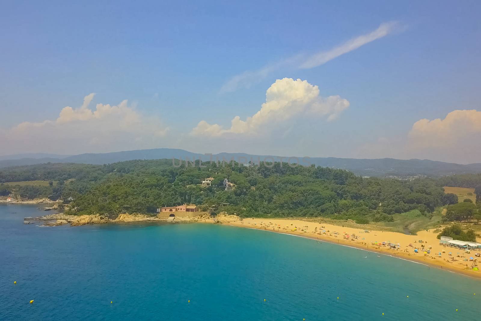 Mediterranean coast in Spain. Spain's courts by the sea. by DePo