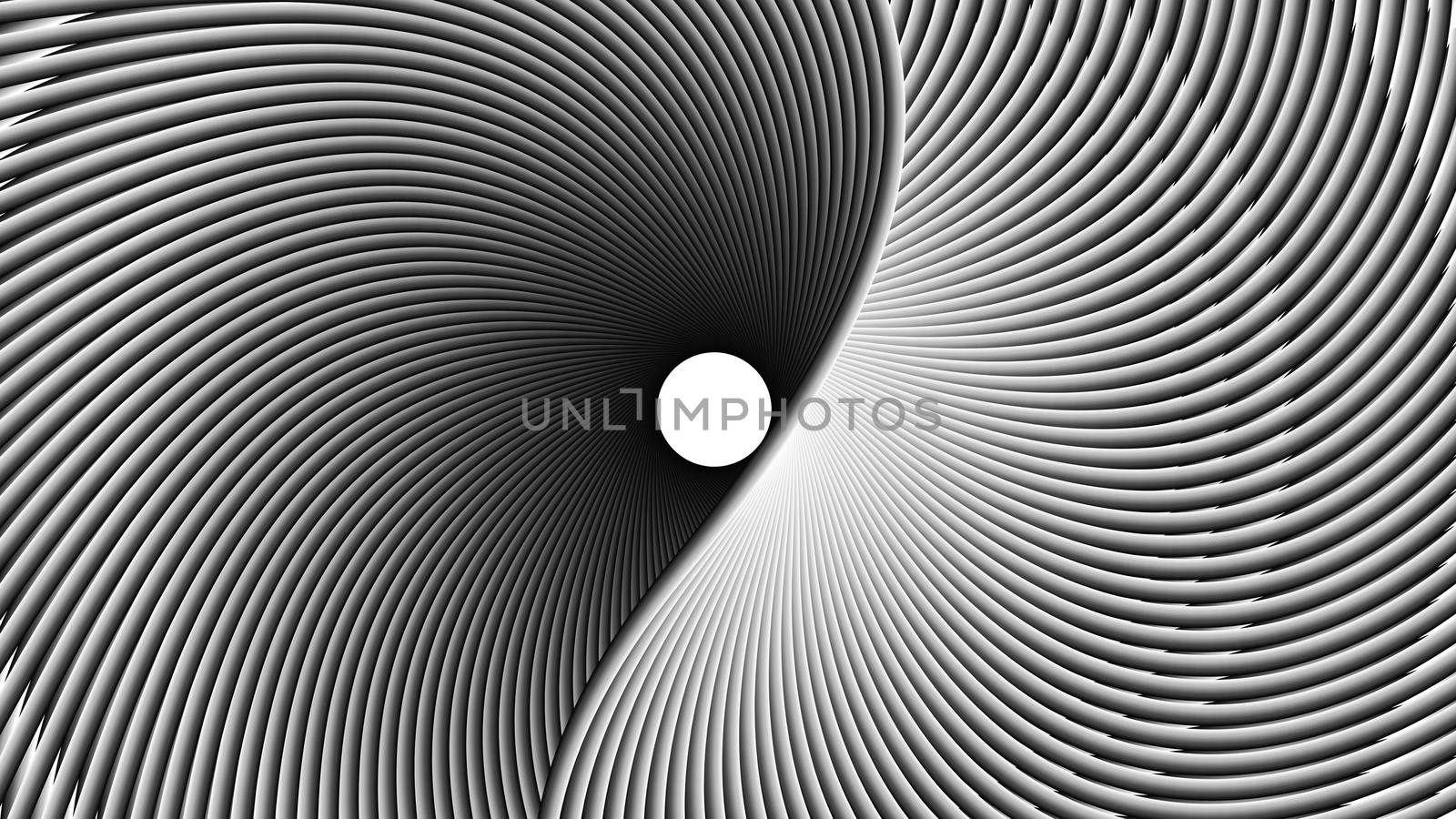 Illustration of grey color spirograph for background utilization