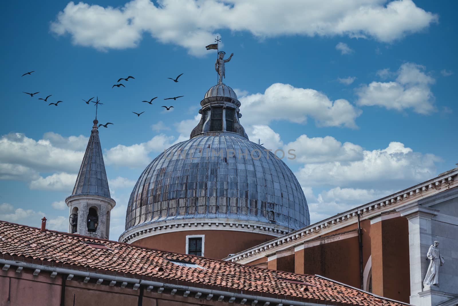 Dome of Church in Venice by dbvirago