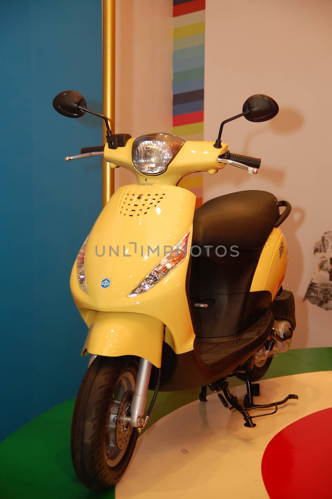 Piaggio scooter at 8th Manila International Auto Show in Pasay,  by imwaltersy