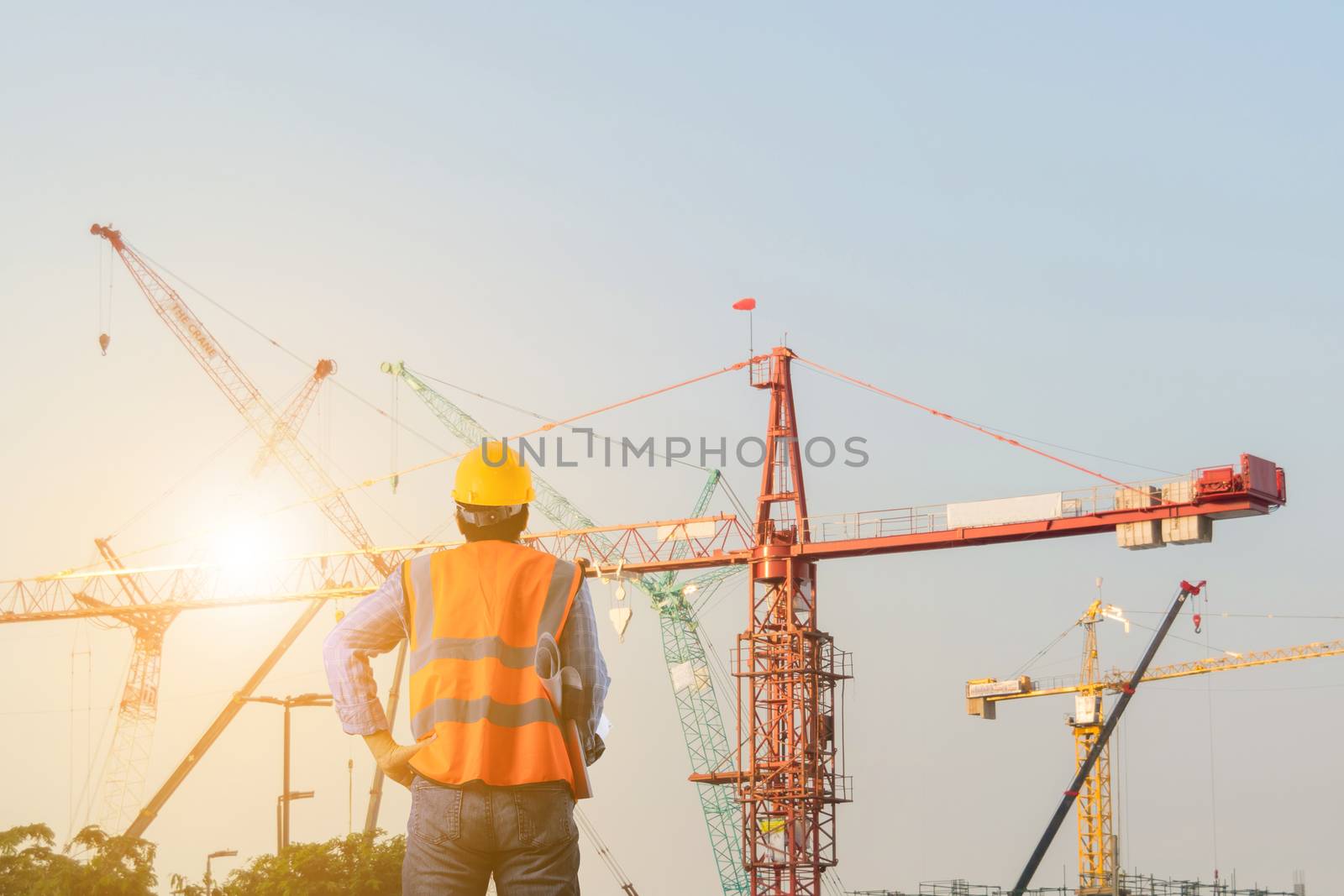 Engineering supervisor the crane business building industry 