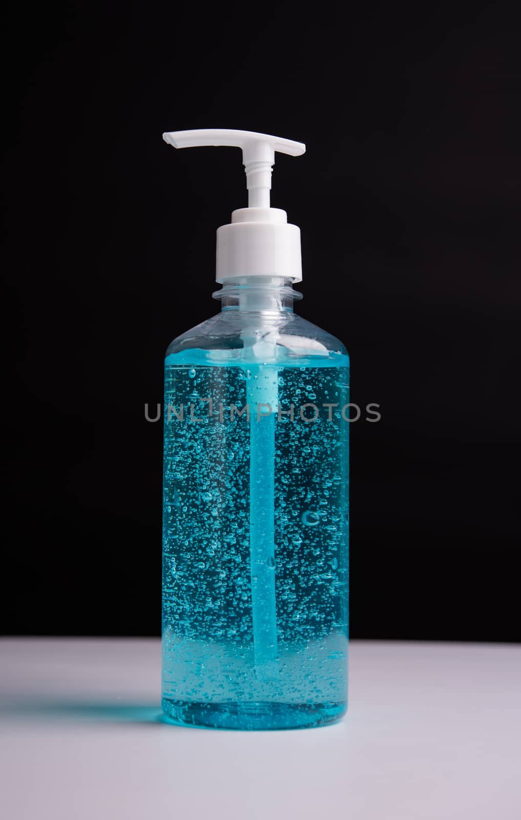 alcohol gel pump bottle for washing hand by Sorapop