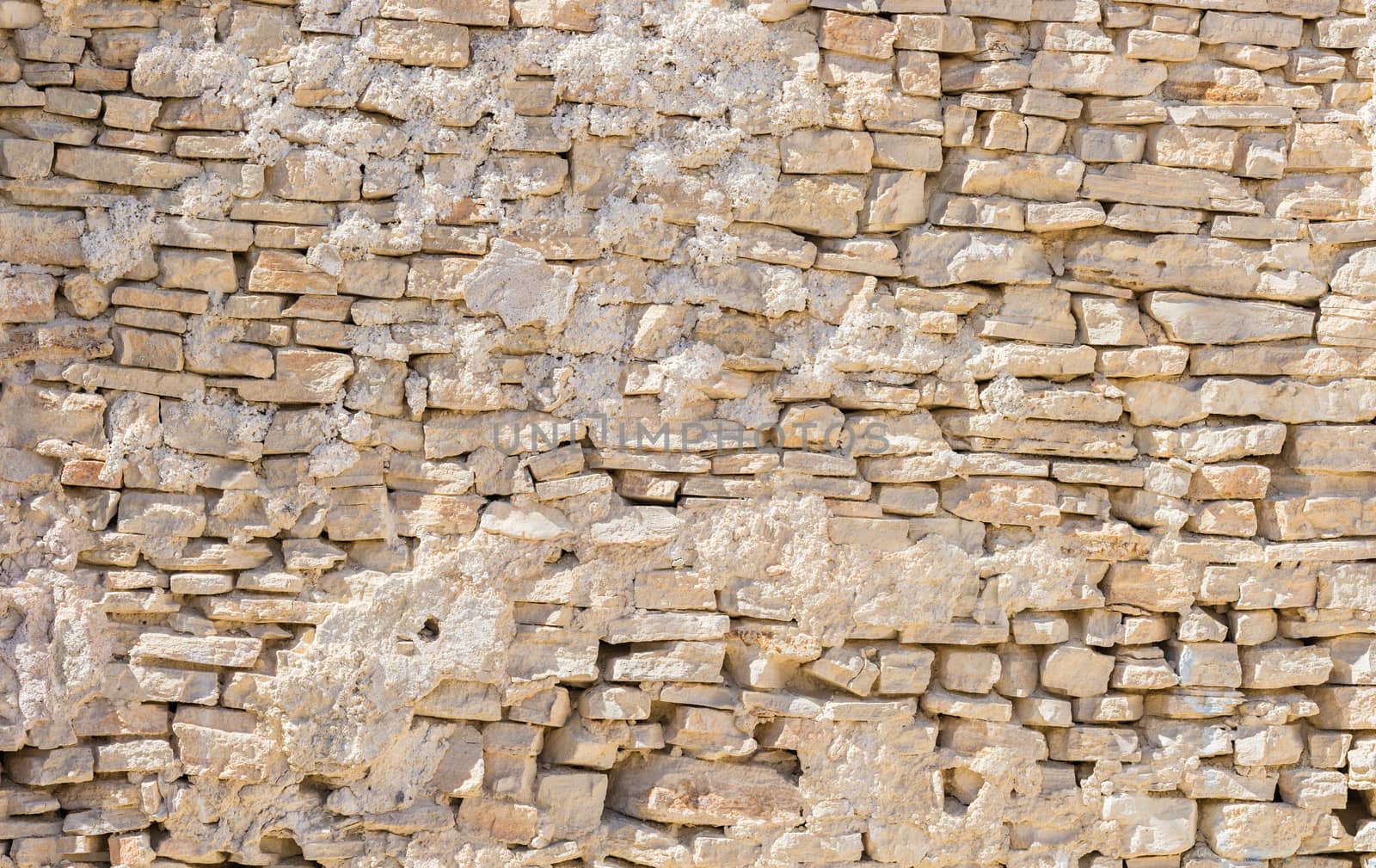 Vintage stone wall backdrop texture with copy space