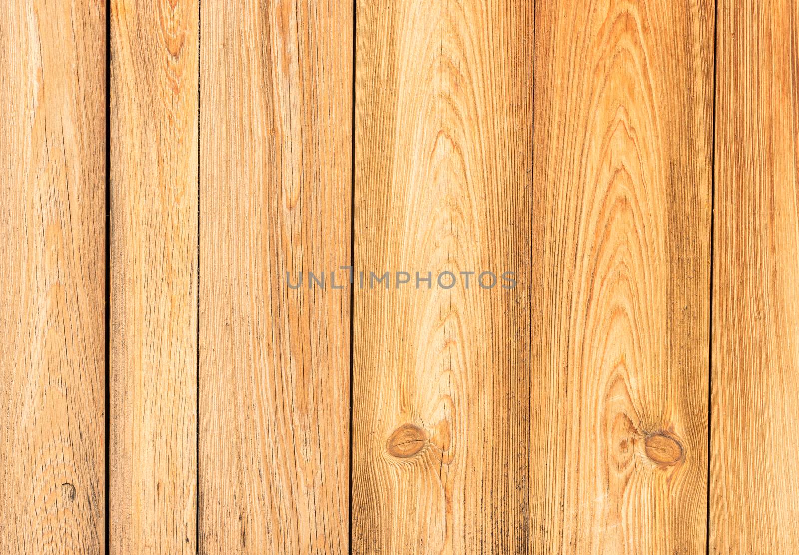 Rustic brown wooden planks background texture, close-up