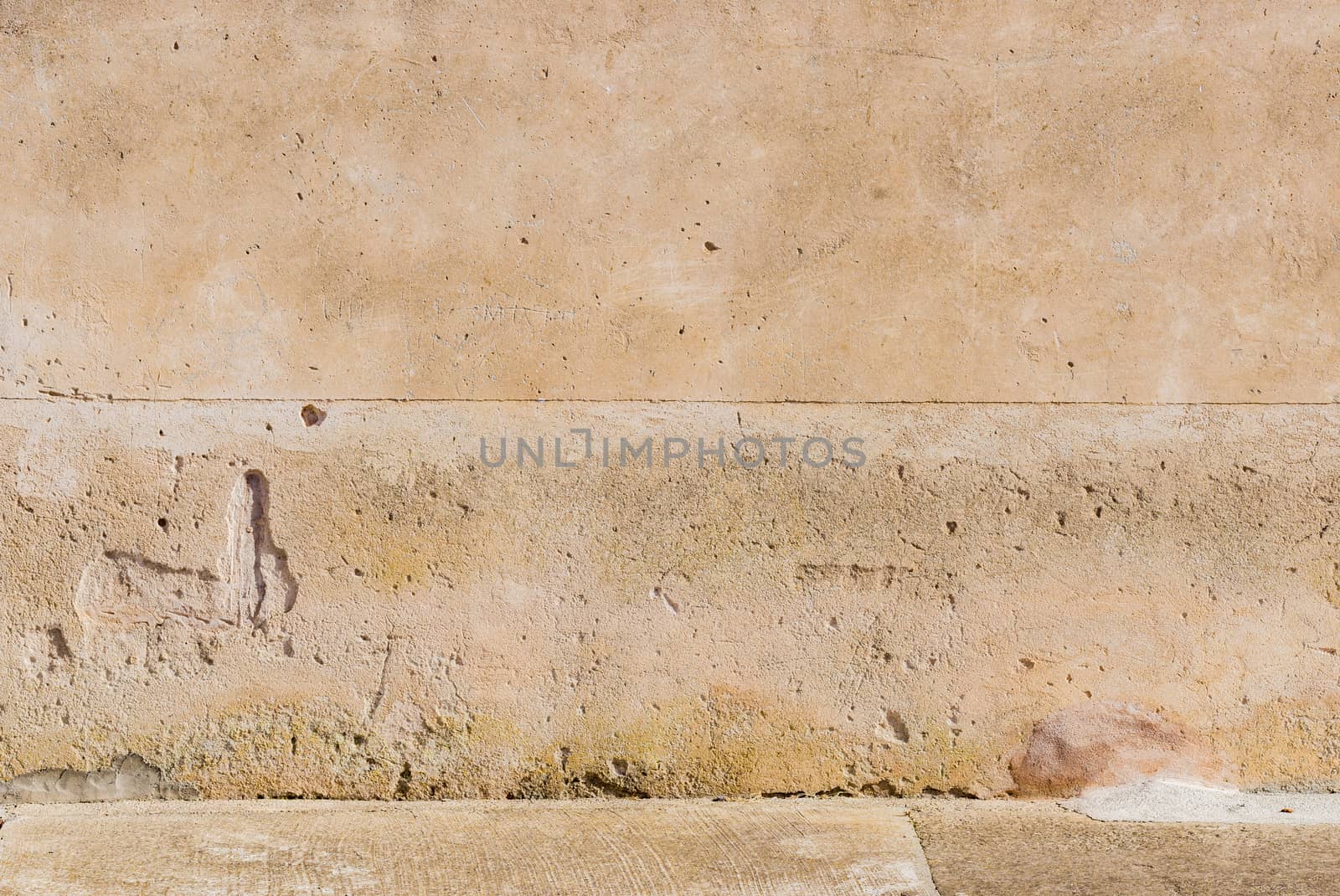 Background scene of vintage wall with sidewalk 


and copy space