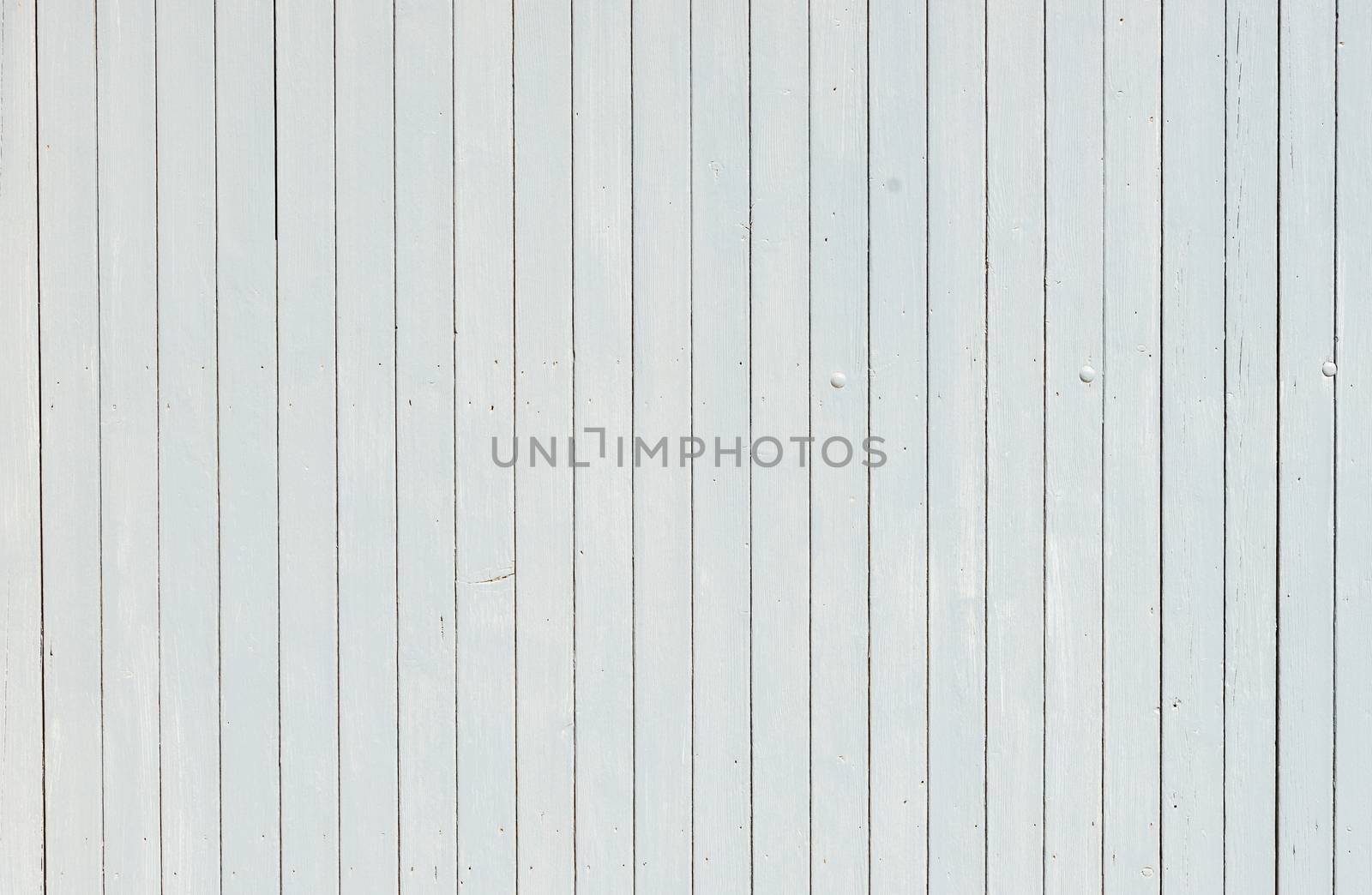 White gray painted wooden planks background texture with copy space
