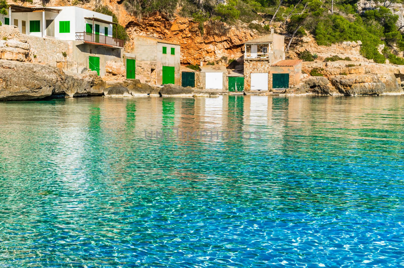 Cala Llombards, beautiful beach on Mallorca island, Spain Mediterranean Sea