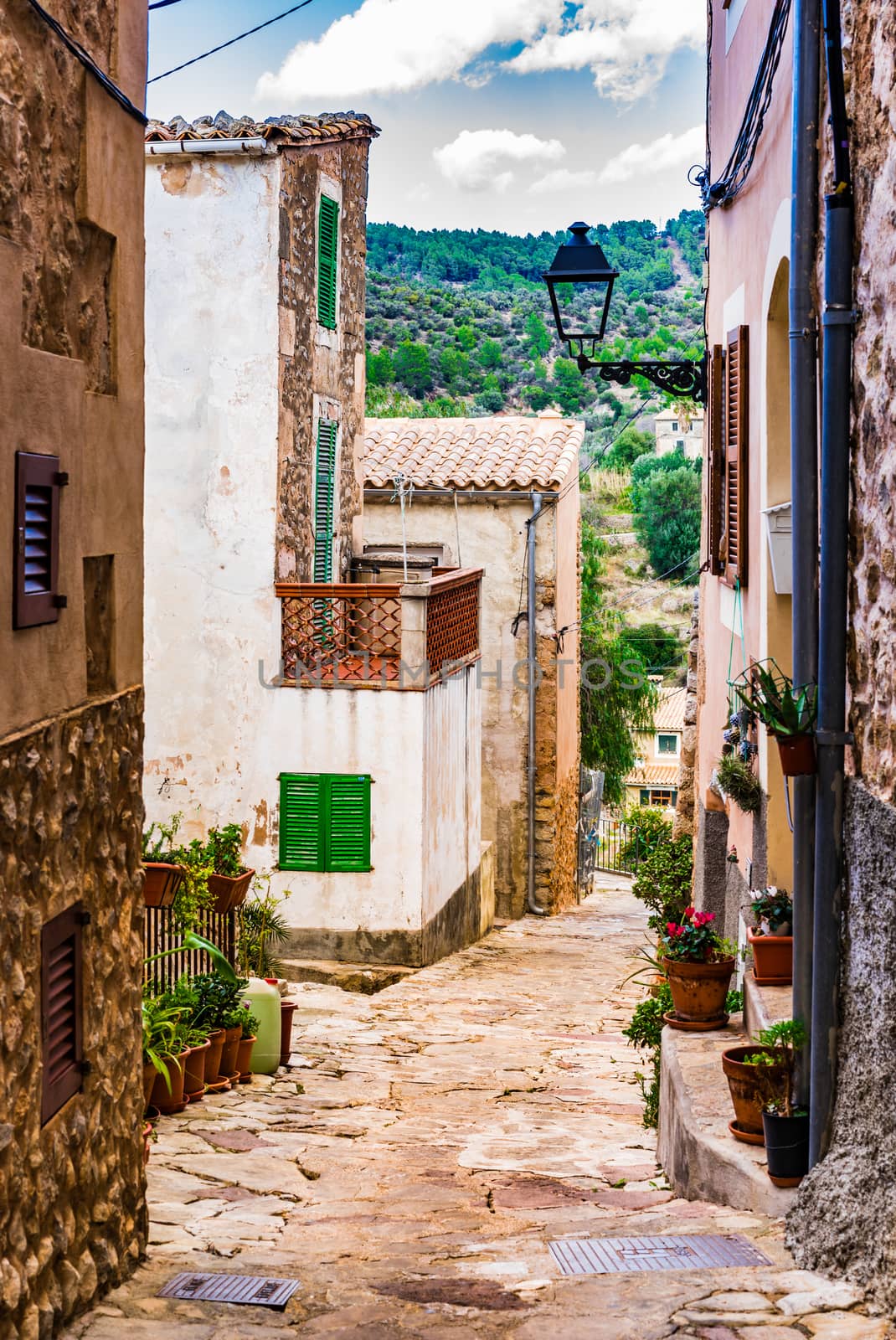 Idyllic old mediterranean village of Estellencs on Mallorca, Spain  by Vulcano