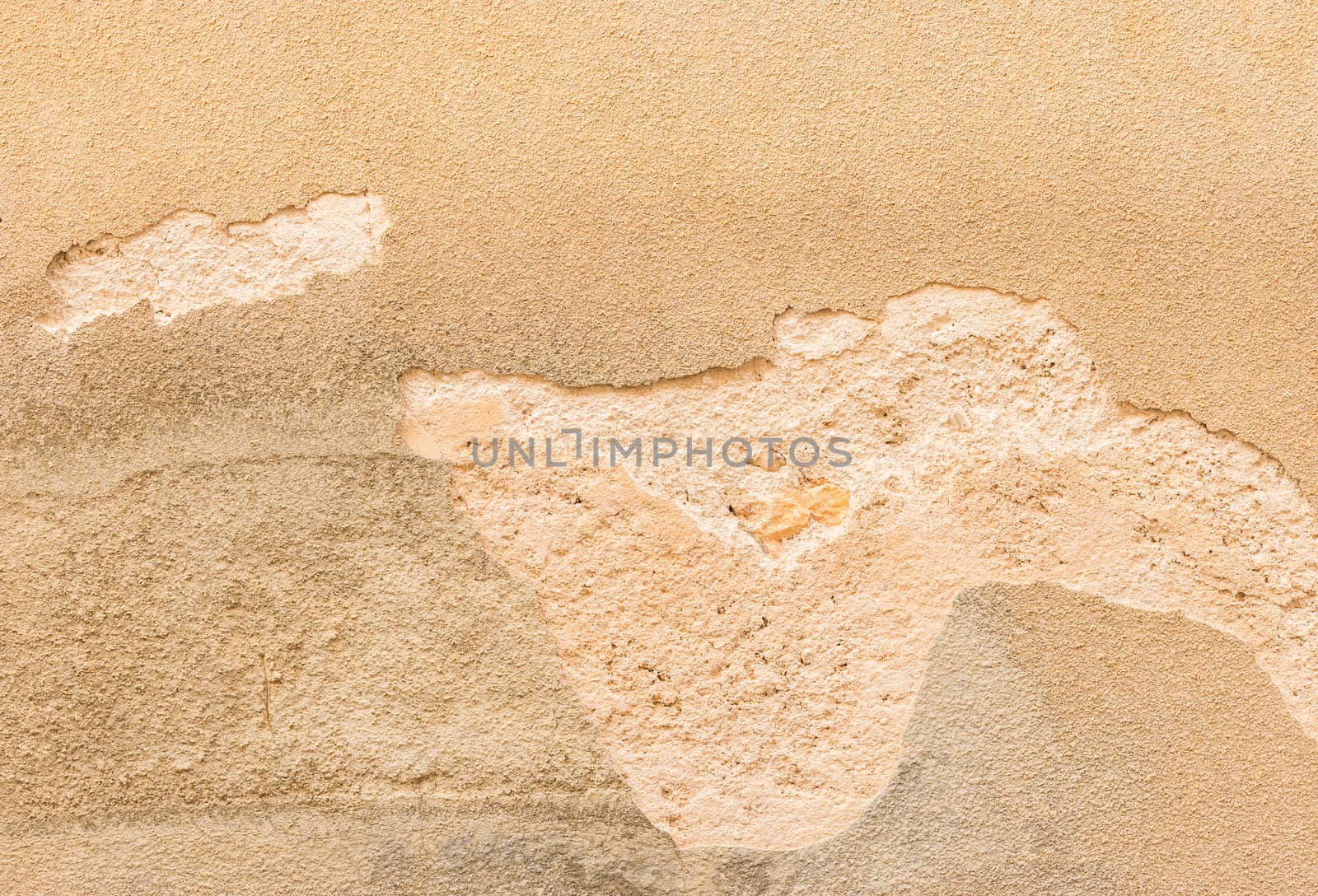 Close-up of old damaged wall plaster background texture