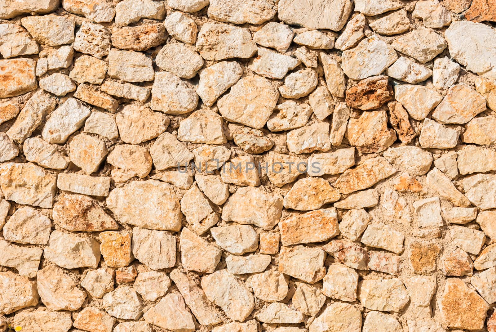 Rustic old stone wall background texture