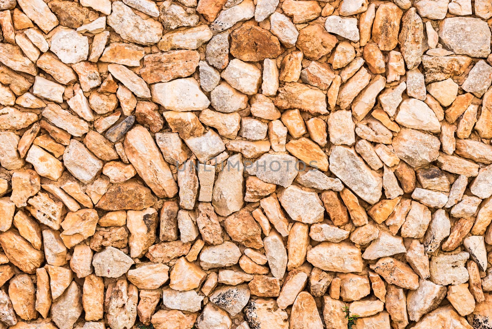Natural vintage stone wall background texture, close-up
