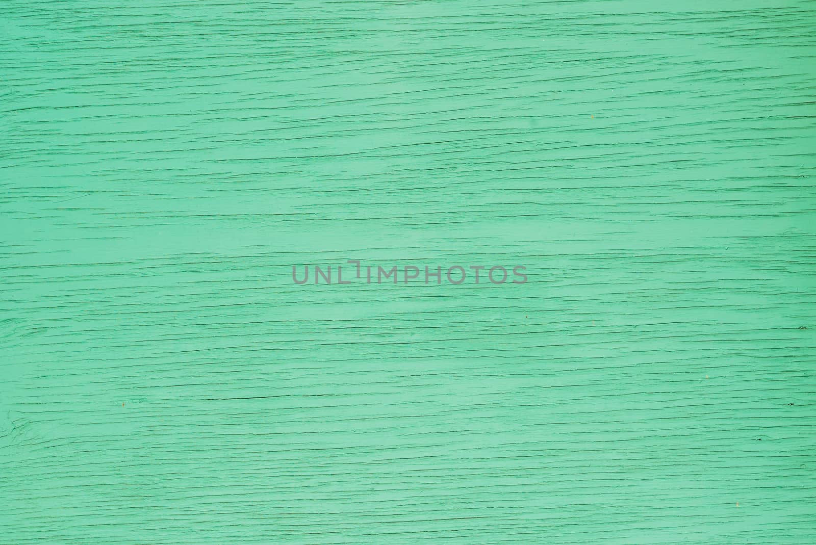 Surface of green colored wood background texture with copy space