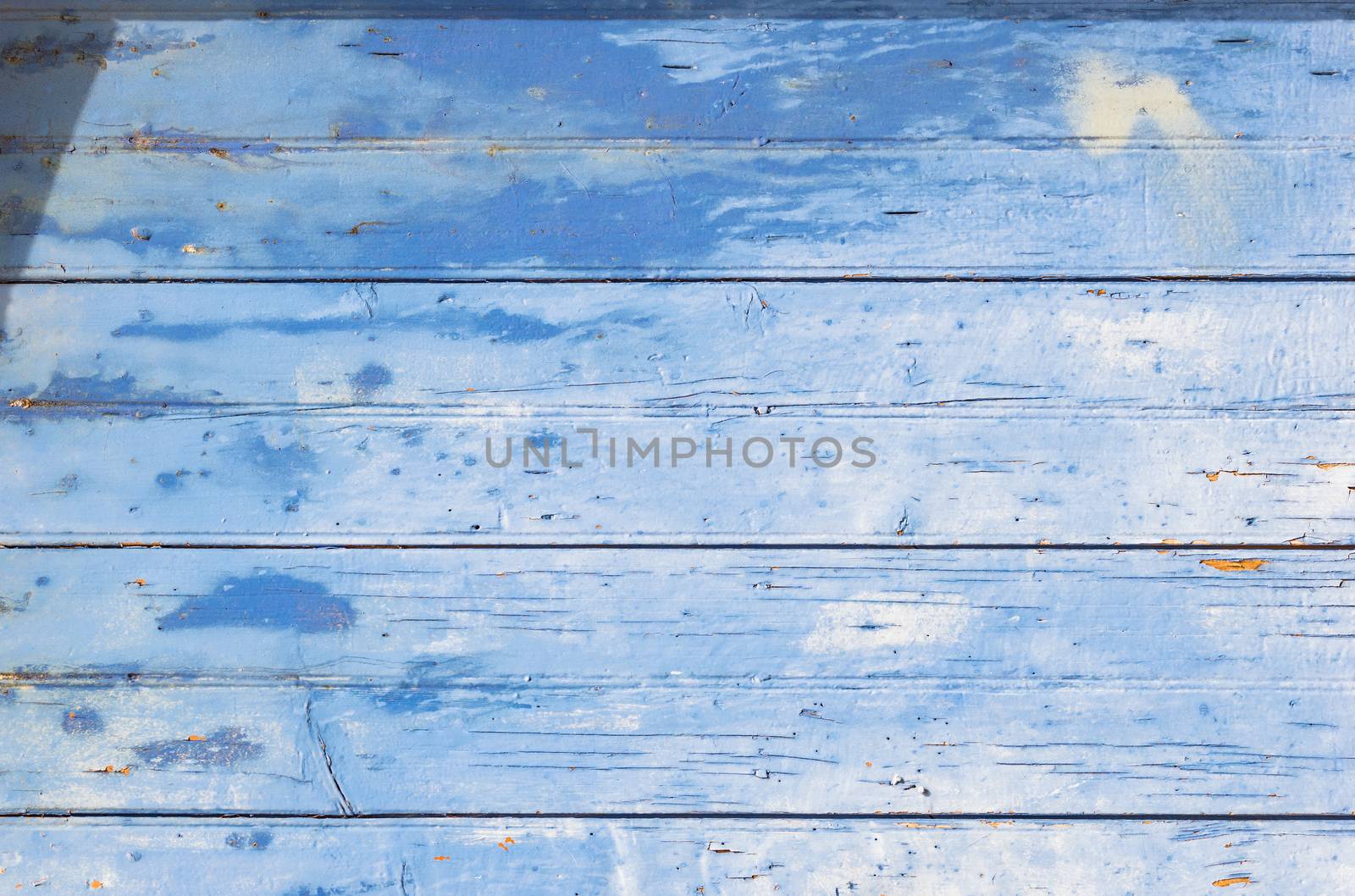 Rustic blue colored wood backdrop texture with copy space