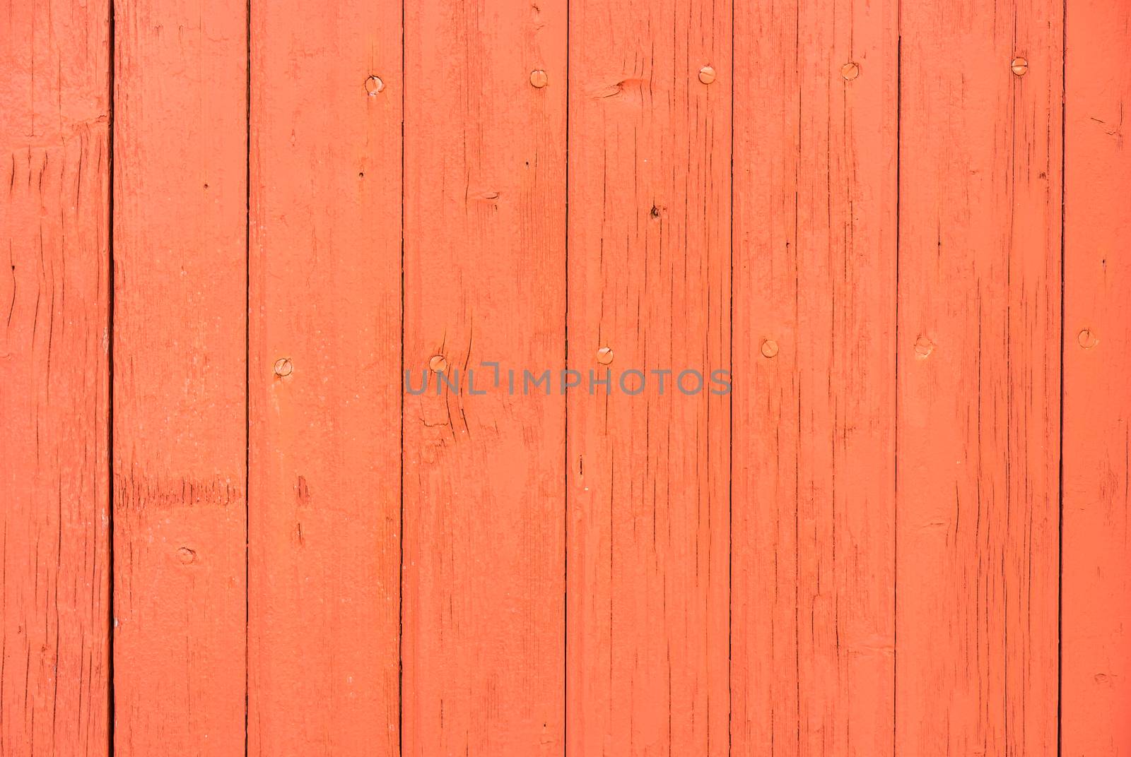 Red painted wooden boards background texture 