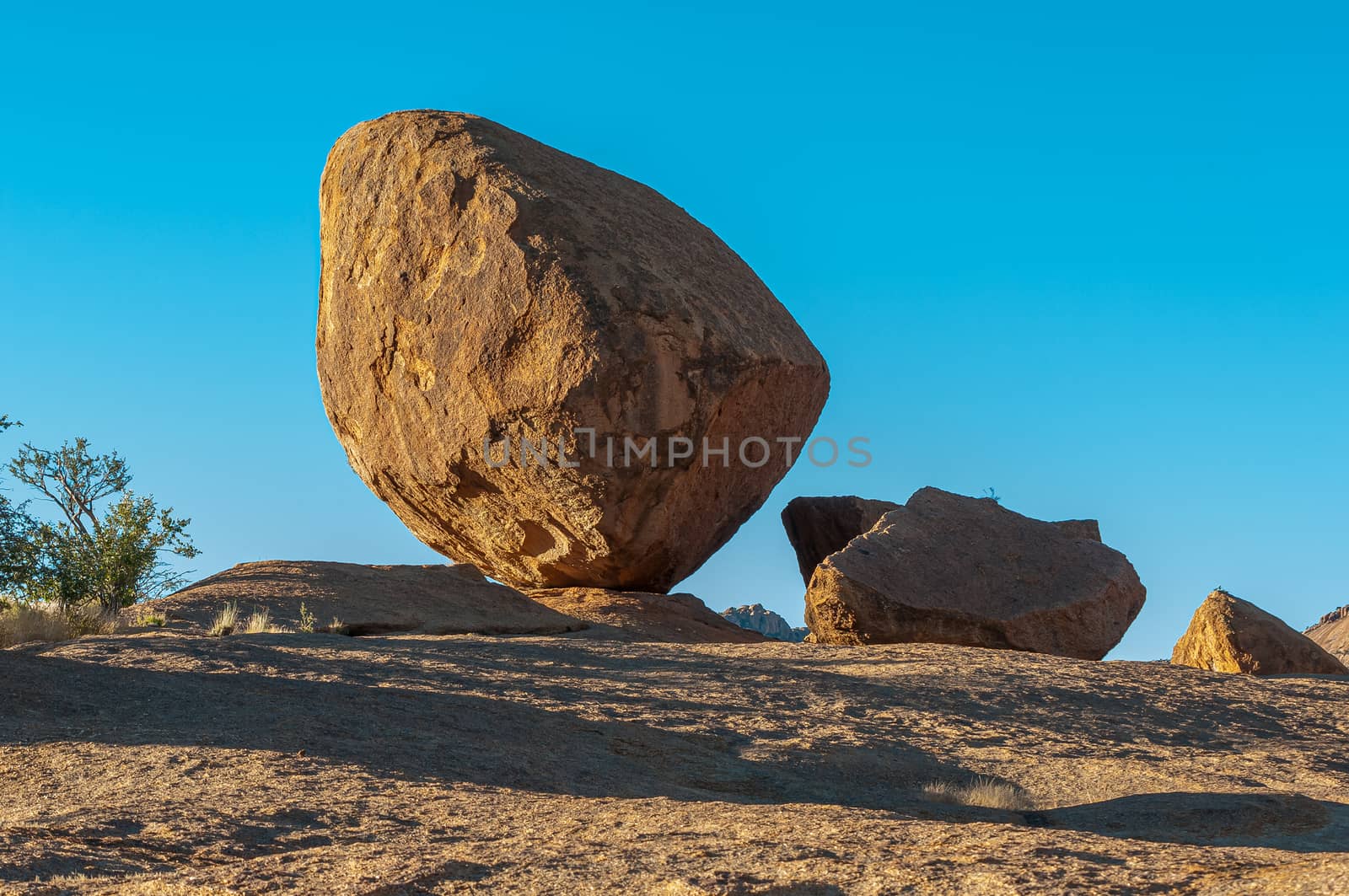 Solid granite boulders at Bulls Party at Ameib in the Erongo Region of Namibia