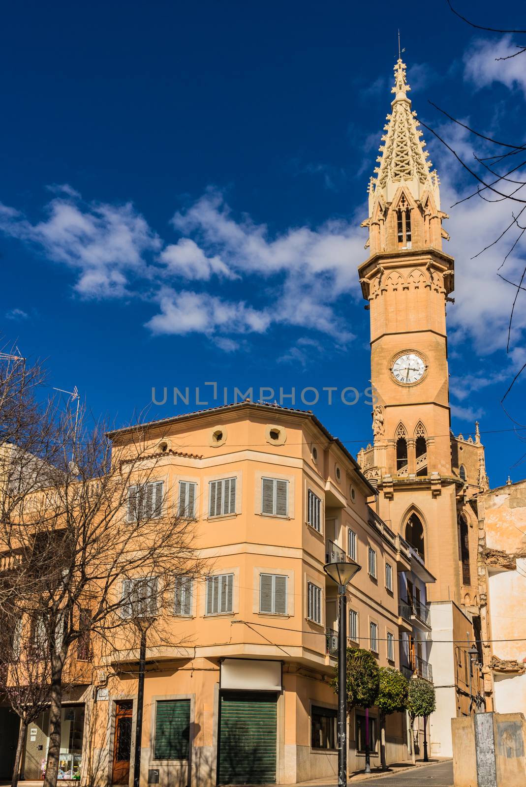 Nostra Senyora dels Dolors church in Manacor on Mallorca, Spain Balearic islands